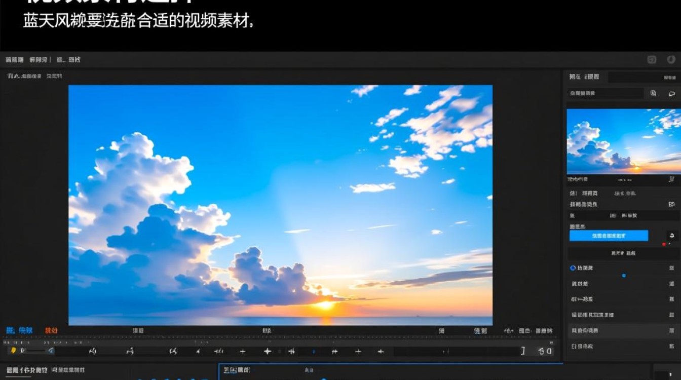 如何巧妙剪辑蓝天风景视频,打造令人陶醉的自然美景片段?-图1 如何巧妙剪辑蓝天风景视频,打造令人陶醉的自然美景片段?-图1