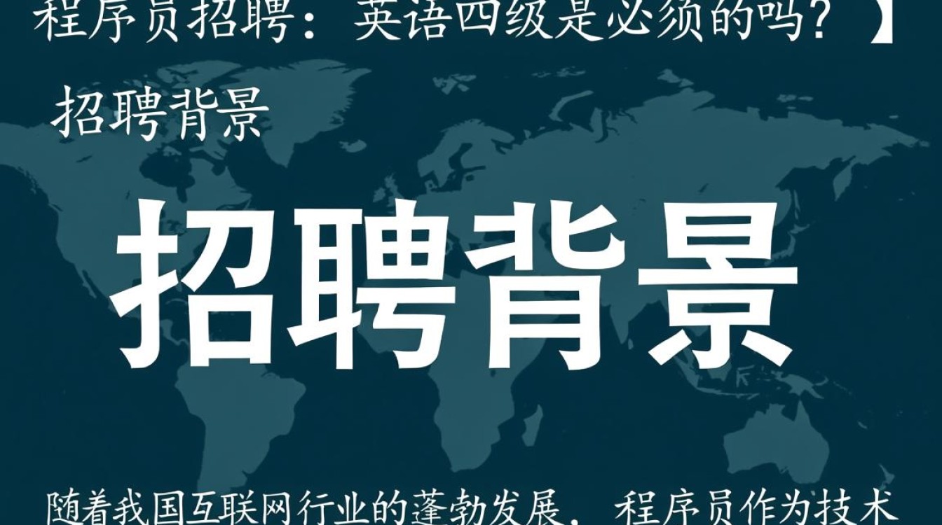程序员岗位招聘时，英语四级是硬性要求吗？这个标准合理吗？-图1