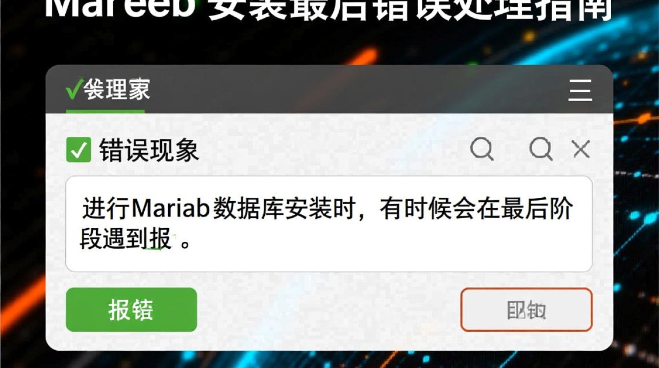 mariadb安装最后报错怎么办？常见原因及解决技巧揭秘-图3