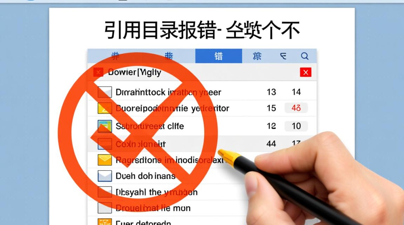 Word引用目录出现报错?是文件损坏还是设置出错?快速排查方法揭秘!-图1 Word引用目录出现报错?是文件损坏还是设置出错?快速排查方法揭秘!-图1