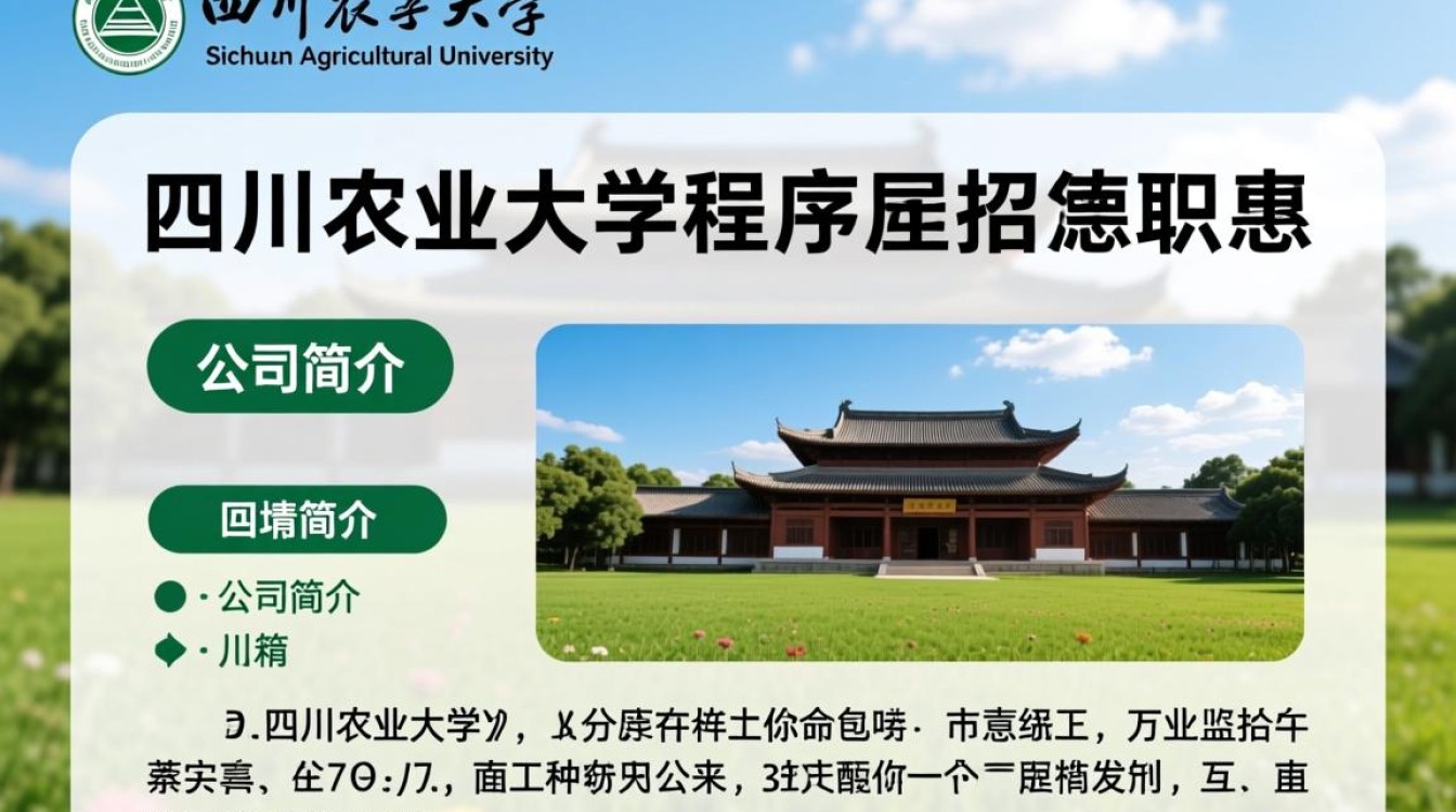 四川农业大学程序员招聘，有哪些具体职位和条件要求？-图1