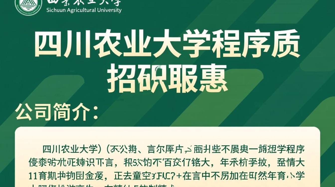 四川农业大学程序员招聘，有哪些具体职位和条件要求？-图3