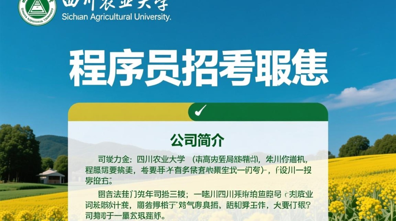 四川农业大学程序员招聘，有哪些具体职位和条件要求？-图2