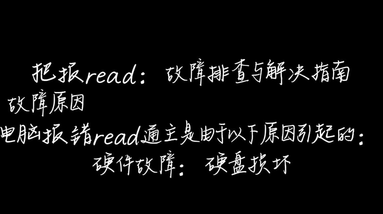 电脑频繁报错read是什么原因导致的？如何快速解决？-图3