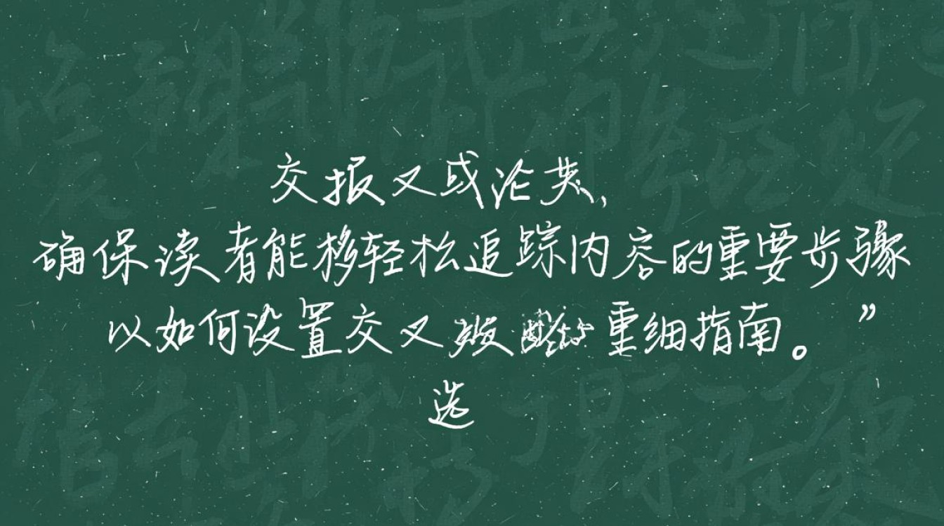 在文档中如何精确设置交叉引用,避免常见错误与困惑?-图1 在文档中如何精确设置交叉引用,避免常见错误与困惑?-图1
