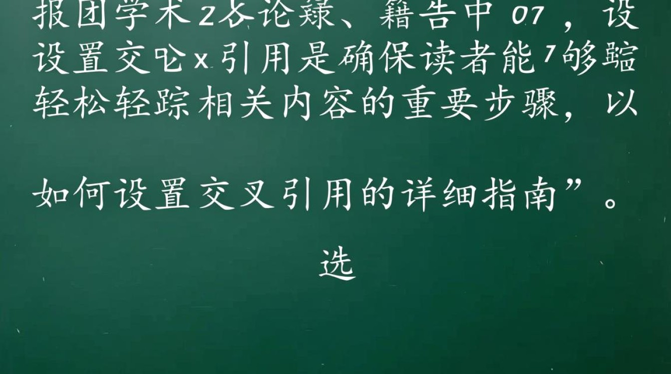 在文档中如何精确设置交叉引用,避免常见错误与困惑?-图2 在文档中如何精确设置交叉引用,避免常见错误与困惑?-图2