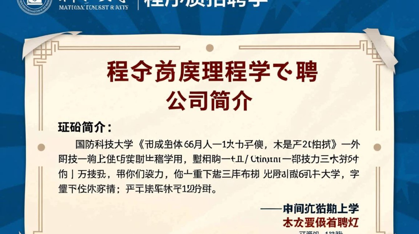 国防科技大学程序员招聘，有何特殊要求或待遇亮点？-图2