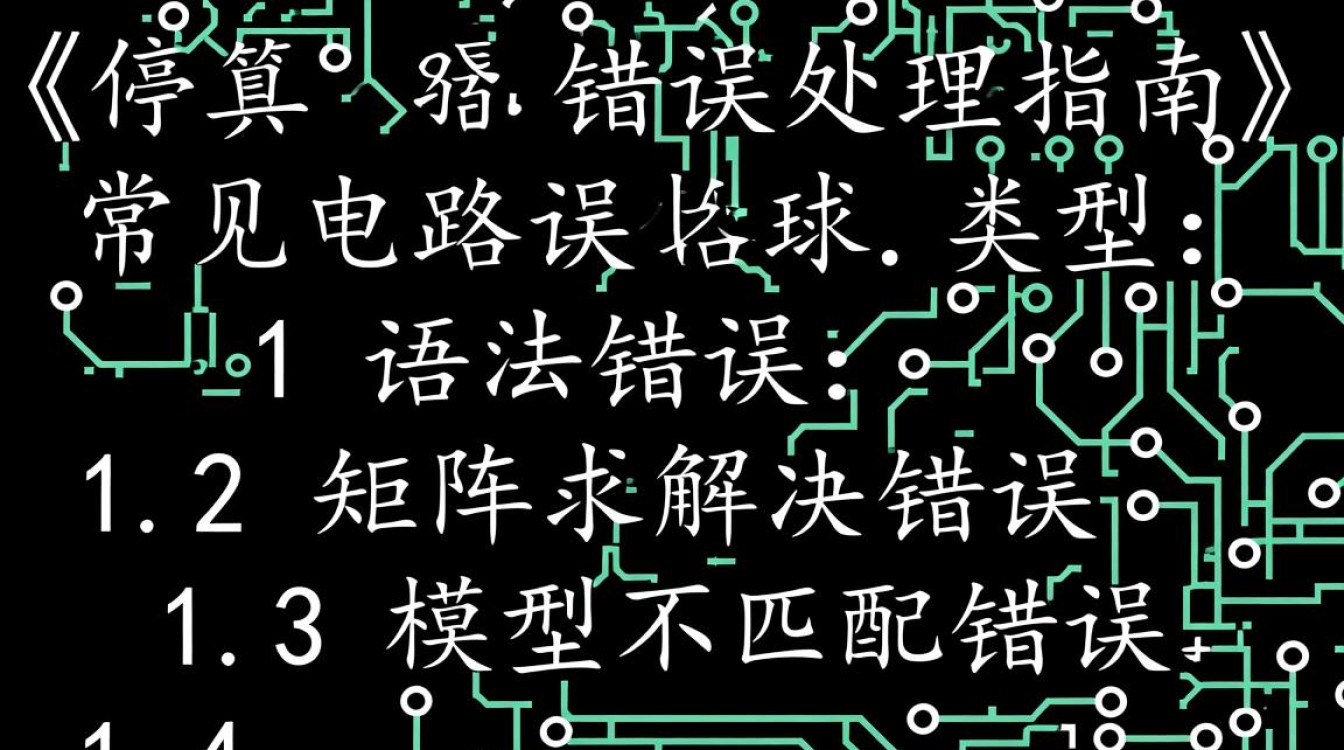 电路仿真报错,是软件问题还是设计缺陷?30字长尾疑问标题,电路仿真屡次报错,深层原因揭秘与解决之道探析-图1 电路仿真报错,是软件问题还是设计缺陷?30字长尾疑问标题,电路仿真屡次报错,深层原因揭秘与解决之道探析-图1