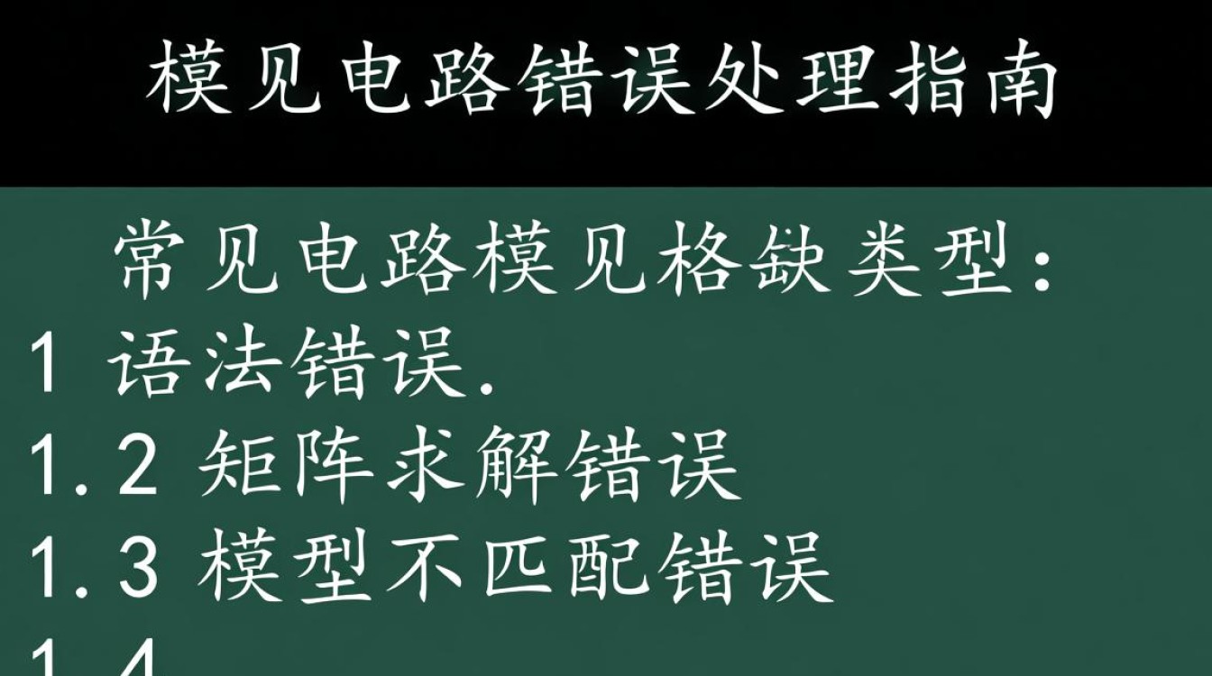 电路仿真报错,是软件问题还是设计缺陷?30字长尾疑问标题,电路仿真屡次报错,深层原因揭秘与解决之道探析-图2 电路仿真报错,是软件问题还是设计缺陷?30字长尾疑问标题,电路仿真屡次报错,深层原因揭秘与解决之道探析-图2