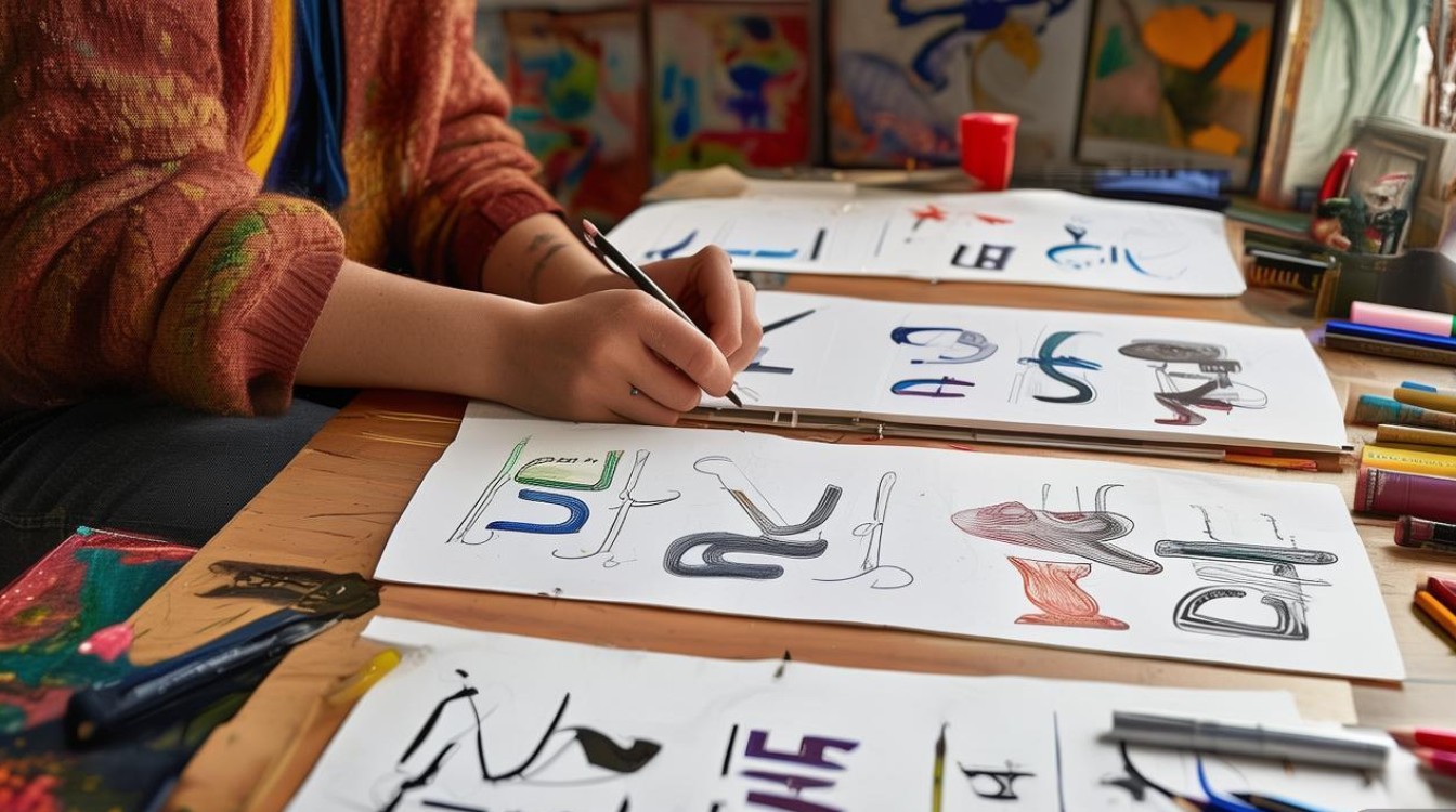 如何自己造字？揭秘个人创意文字设计的独特之路-图1