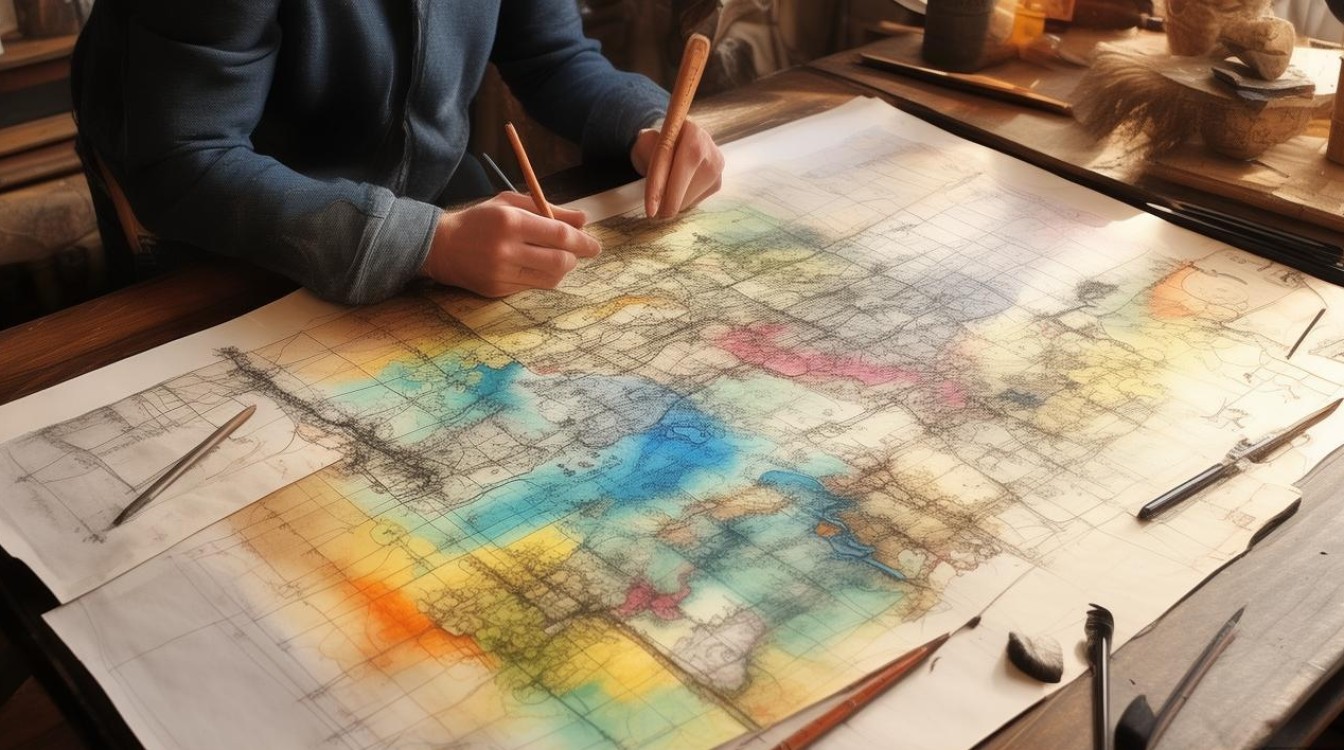 手绘地图制作全攻略，从零基础到完美呈现，有哪些技巧与步骤？-图3