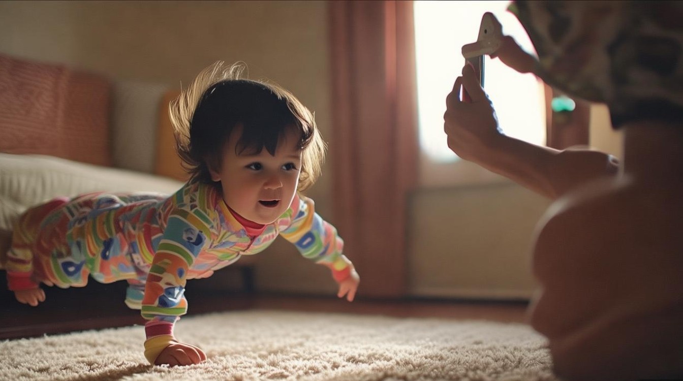 娃被卡到半空 爸爸先掏手机拍照-图3