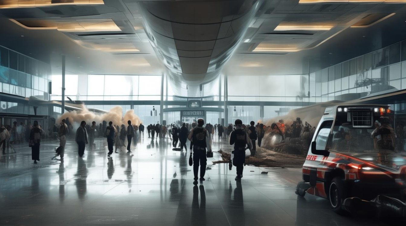 迪拜国际机场航站楼遭到袭击-图1 迪拜国际机场航站楼遭到袭击-图1