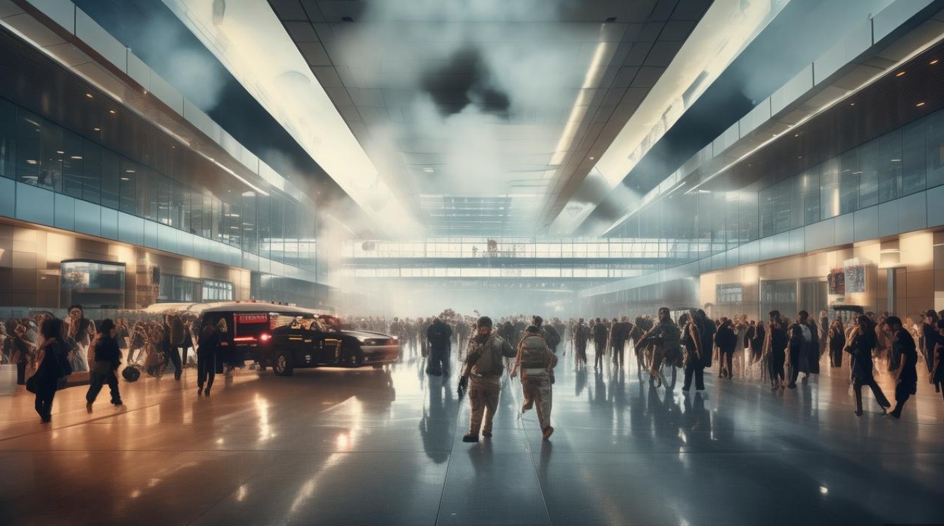 迪拜国际机场航站楼遭到袭击-图3 迪拜国际机场航站楼遭到袭击-图3