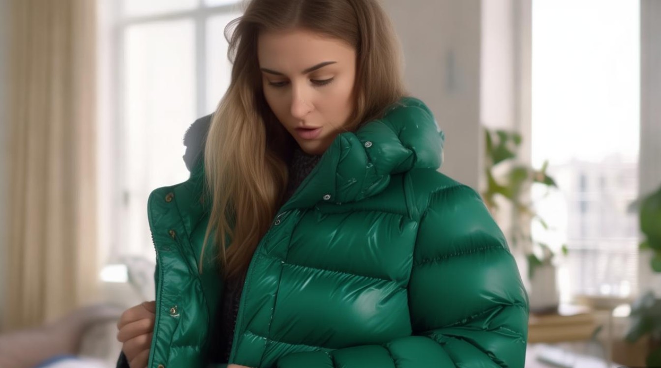 女子称2万多元LV羽绒服穿3小时掉色-图2