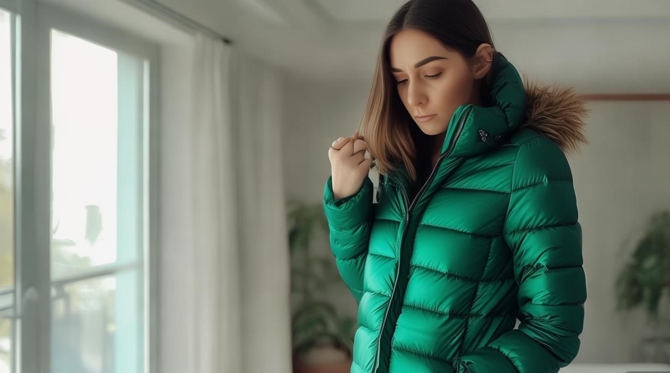 女子称2万多元LV羽绒服穿3小时掉色-图3